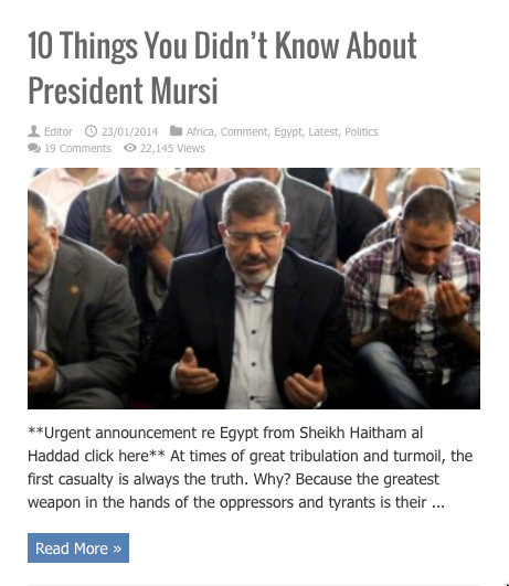 10 things morsi