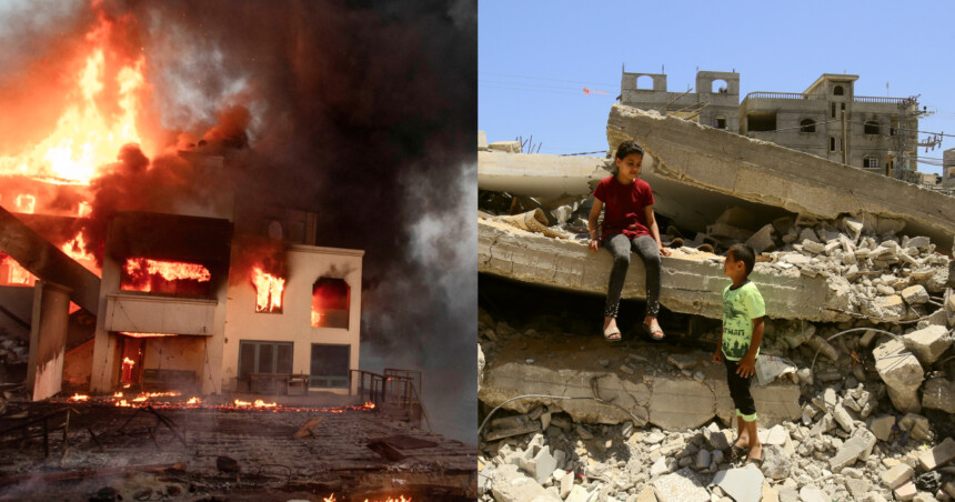 Hypocrisy in the ashes with Gaza and LA