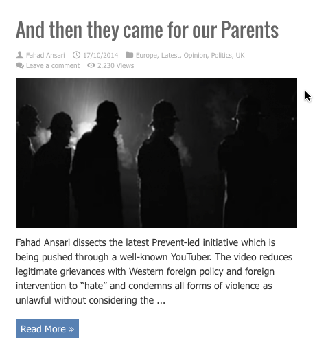 and then they came for our parents