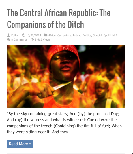 central african companions ditch